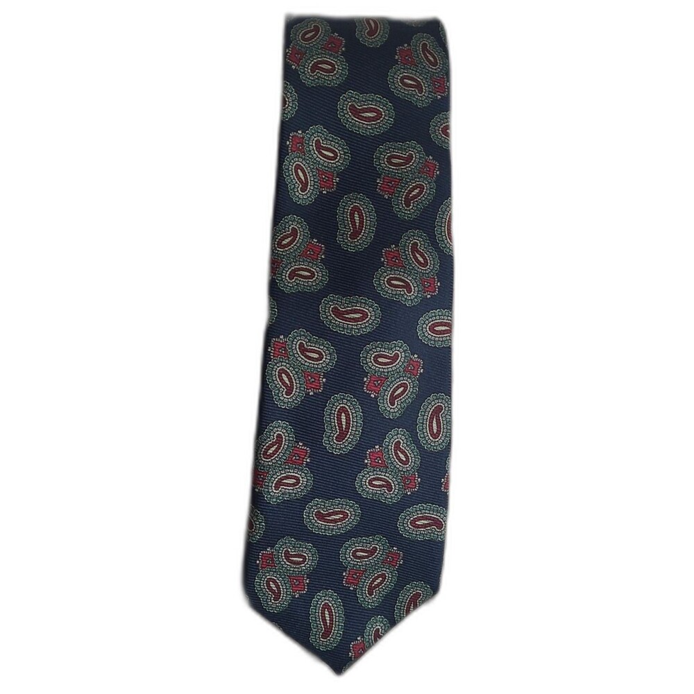 Vintage Gitman Bros by Lazarus Silk Necktie made in usa Elegant Luxe Trad Ivy